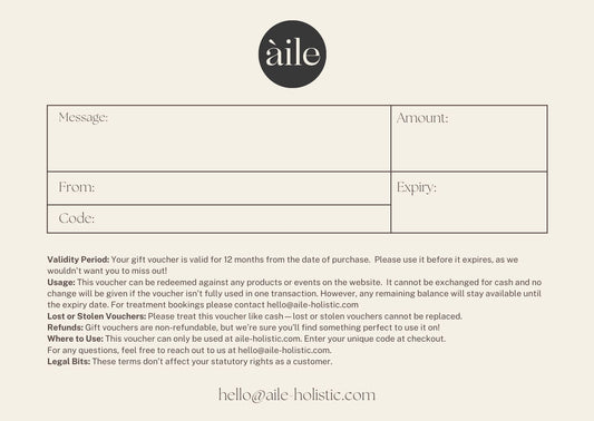 àile gift card